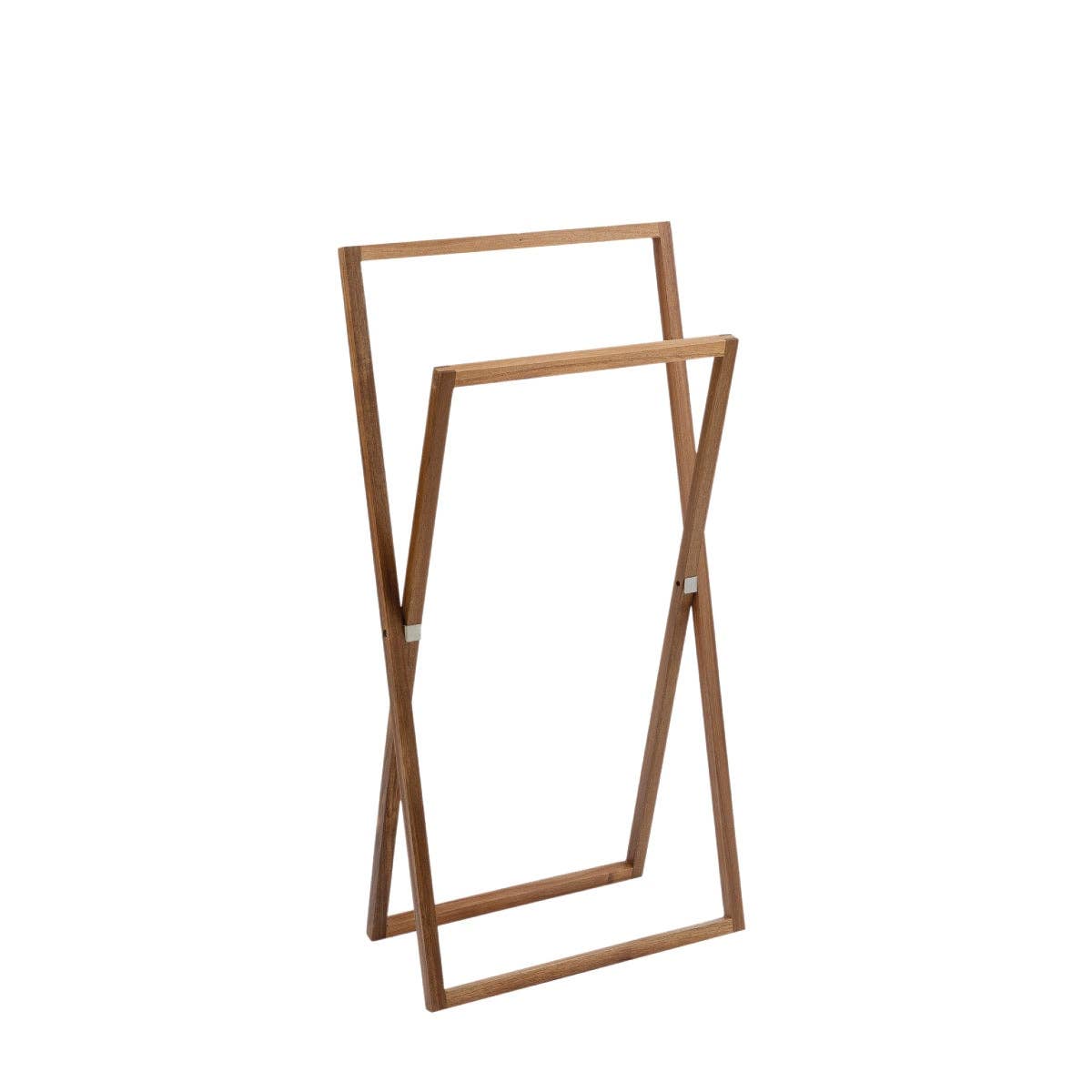 Andrea House - Wholesale Towel Holder/Hanger - Acacia wood folding towel rack2