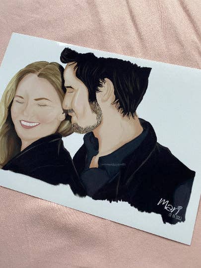 Lil Magic Store - Wholesale Art Print - Captain Swan Pancake Scene art print || A4