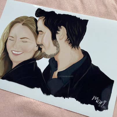 Lil Magic Store - Wholesale Art Print - Captain Swan Pancake Scene art print || A40