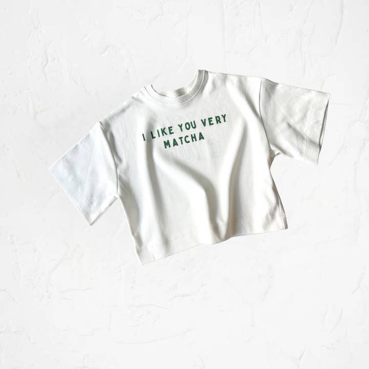 Graphic Tee - I like You Very Matcha for wholesale by Cotton Bloom Clothing