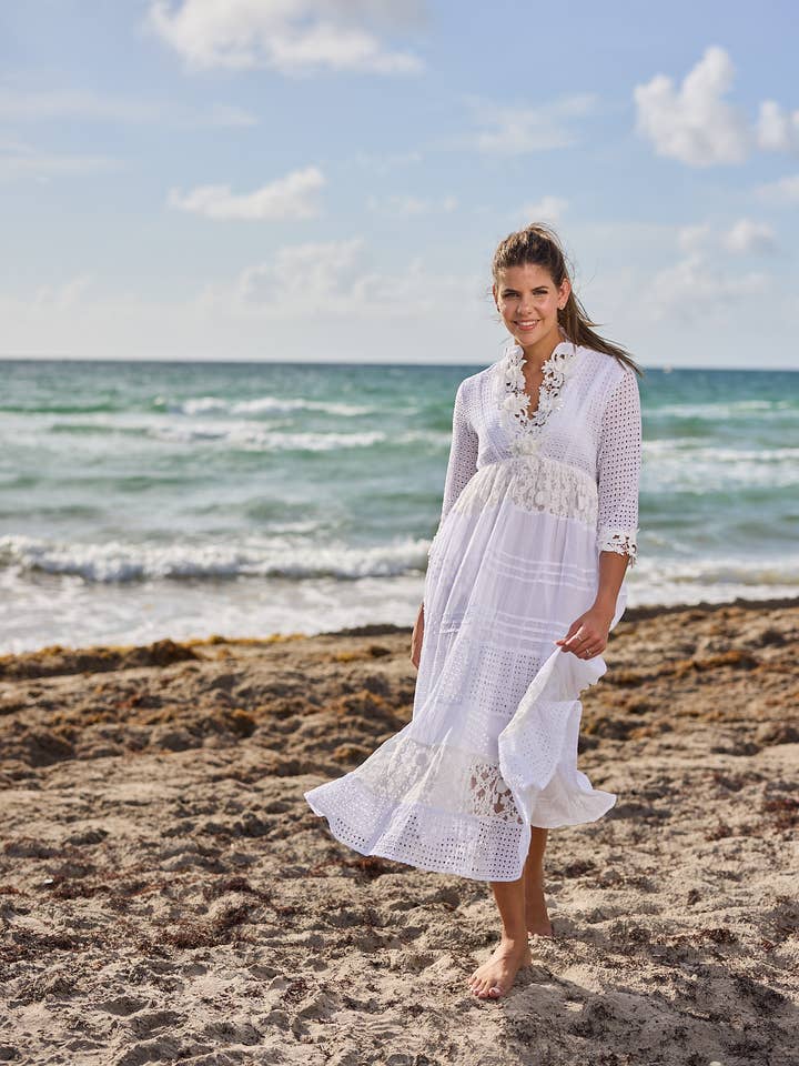 Caftano lungo in cotone CH-15 Nuovo arrivo 2023 COLLECTION per la vendita all'ingrosso da parte di Ranee's