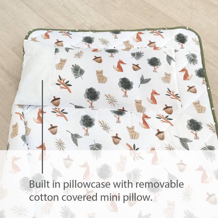 Living Textiles - Wholesale Nap Mat - Kids & Baby - Childcare Nap Mat - Forest Retreat