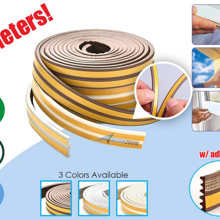 Soundproof Weather Strip 5 Meters KK1154 for wholesale by Arrow Zoom Limited