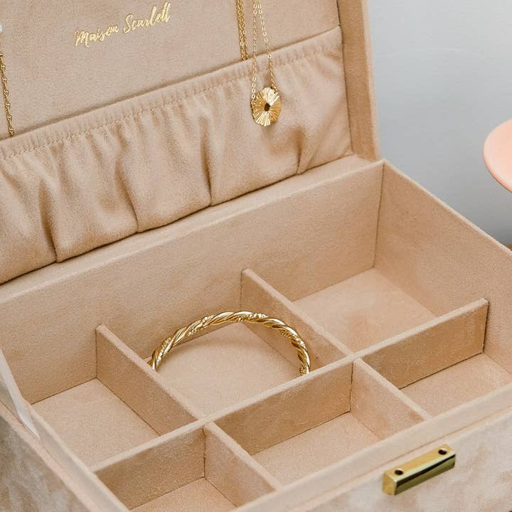 Maison Scarlett - Wholesale Jewelry Box/Organizer - Louise velvet jewelry box3
