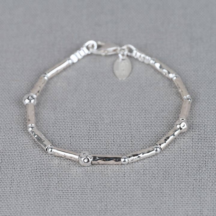 Brazalete tubes silver para venta al por mayor de Jéh Jewels