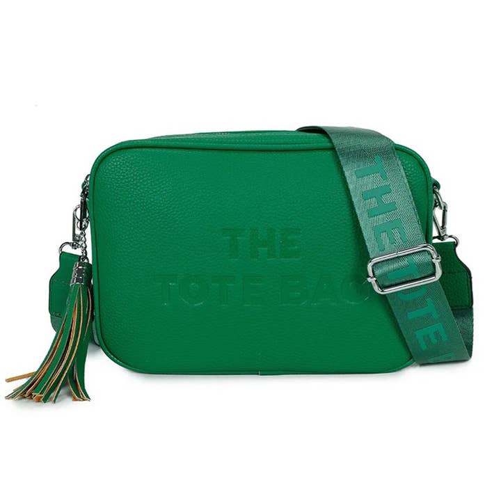The Tote Bag Camera Style with Canvas Strap Green 1035 for wholesale by Strathurie