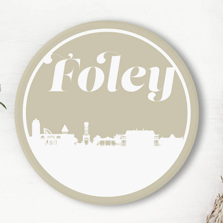 Sottobicchiere retrò Foley Alabama | Più colori per la vendita all'ingrosso da parte di Paperfinch Design