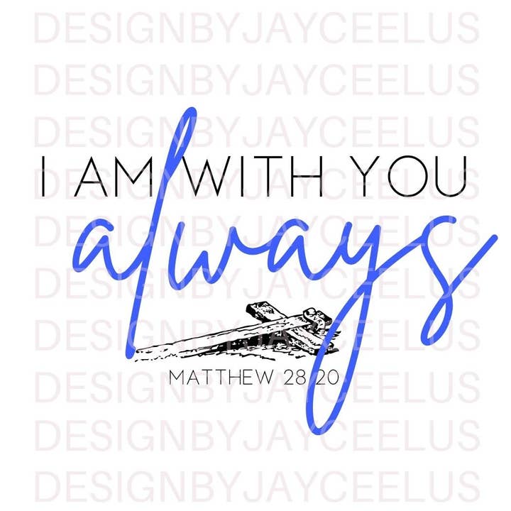 Art of a Story - Wholesale Sticker - I Am With You Always Waterproof Sticker1