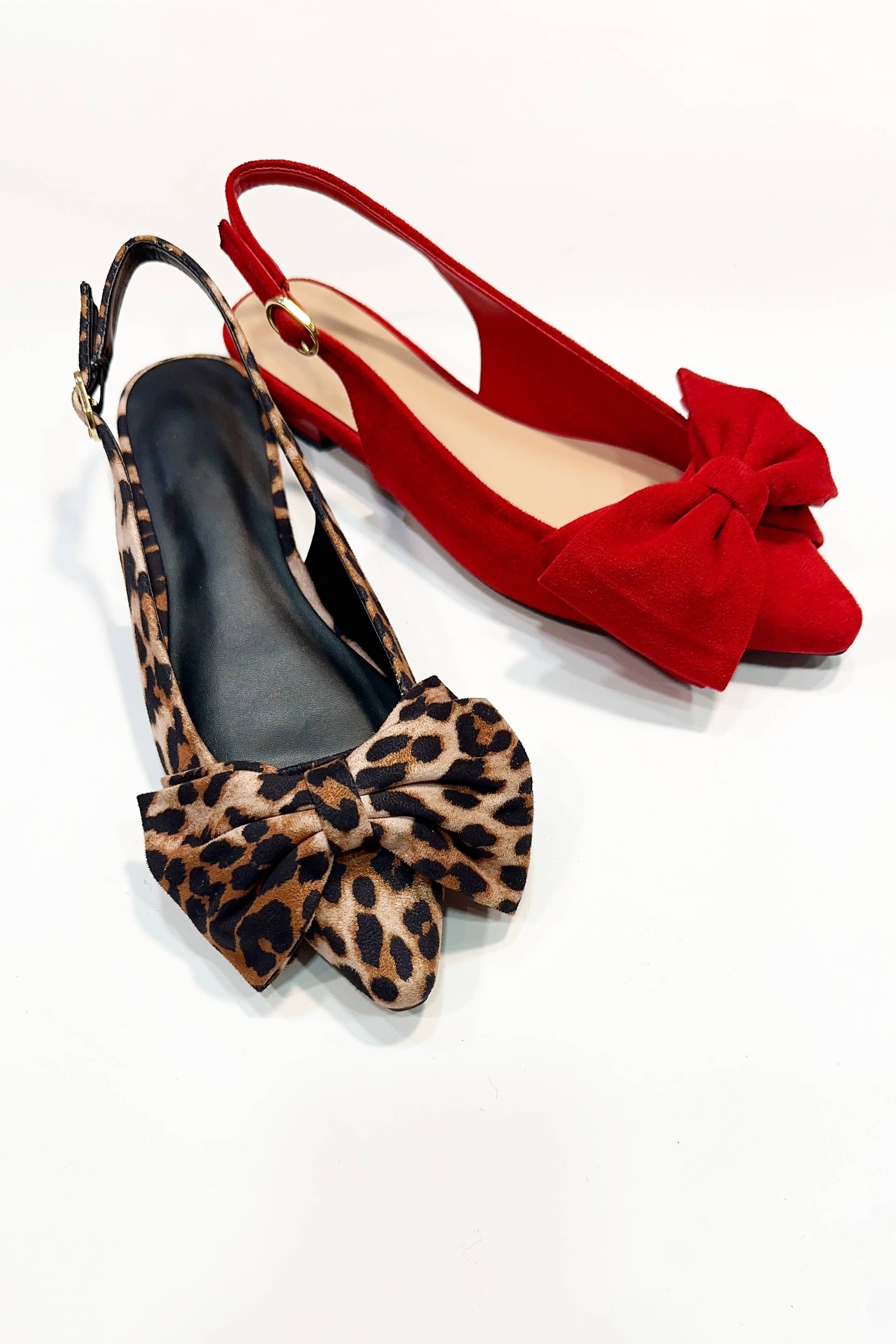 CCOCCI - Wholesale Flats - Women's - VISOR-09 BIG BOW POINTED-TOE SLINGBACK FLATS3