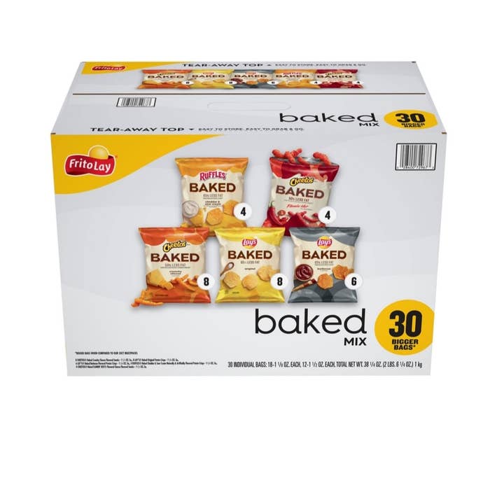 Majestic Wholesale - Wholesale Chips - Frito-Lay Baked Variety Pack Chips, 30CT