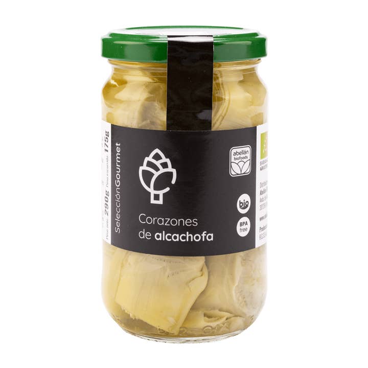 Coeurs d'artichauts biologiques pour la vente par Abellán Biofoods