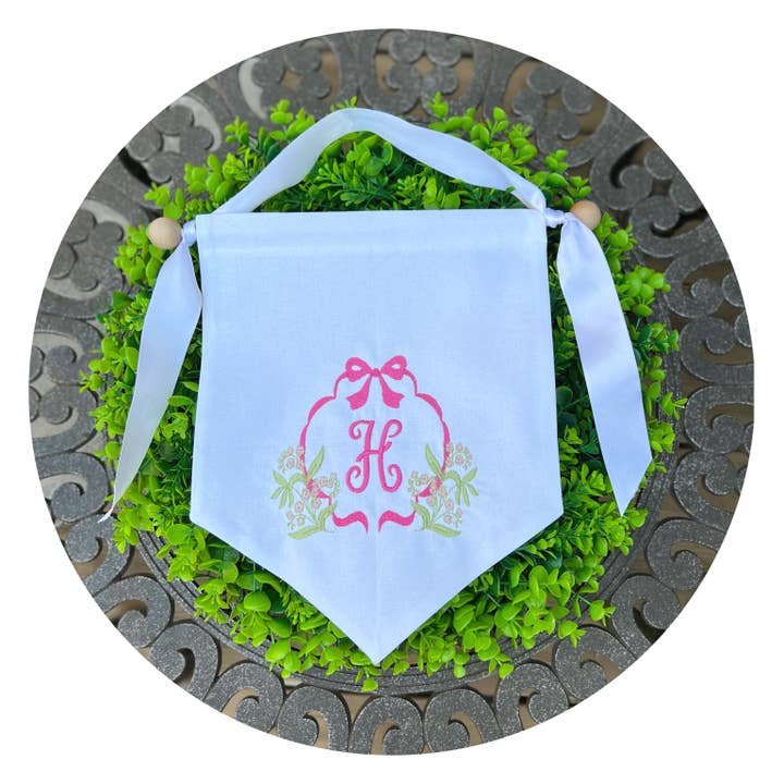 THE ROYALTY COLLECTION - Wholesale Banner - Linen Blend Banner with Hanging Set1