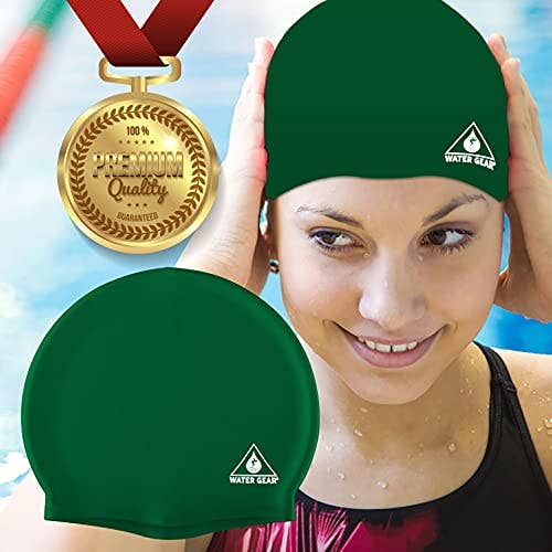 Water Gear - Wholesale Swim Cap - Unisex - Water Gear Silicone Adult Swim Cap14