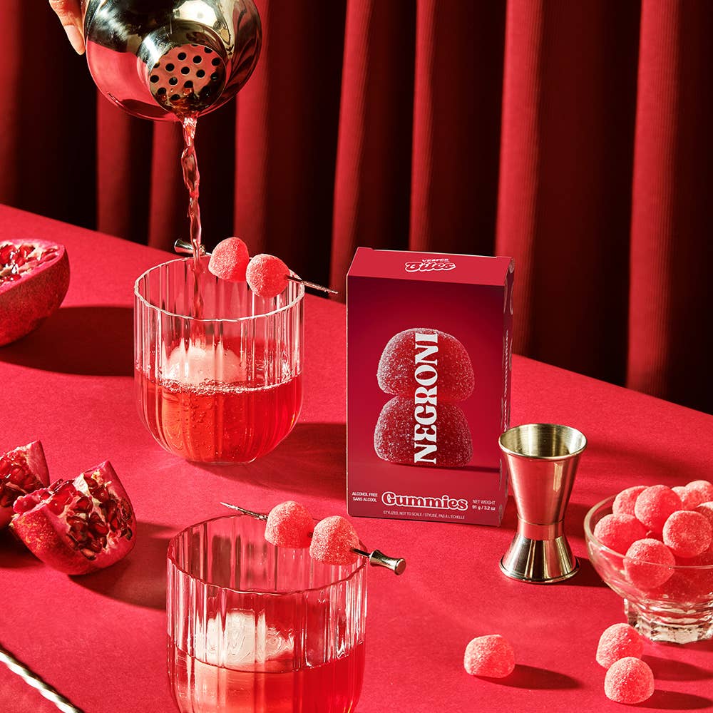 Vesper Bites (No duties | Ships from CAN/USA) - Vente Bonbons gélifiés - Gummies Negroni, Bonbons Moelleux, Sans Alcool4