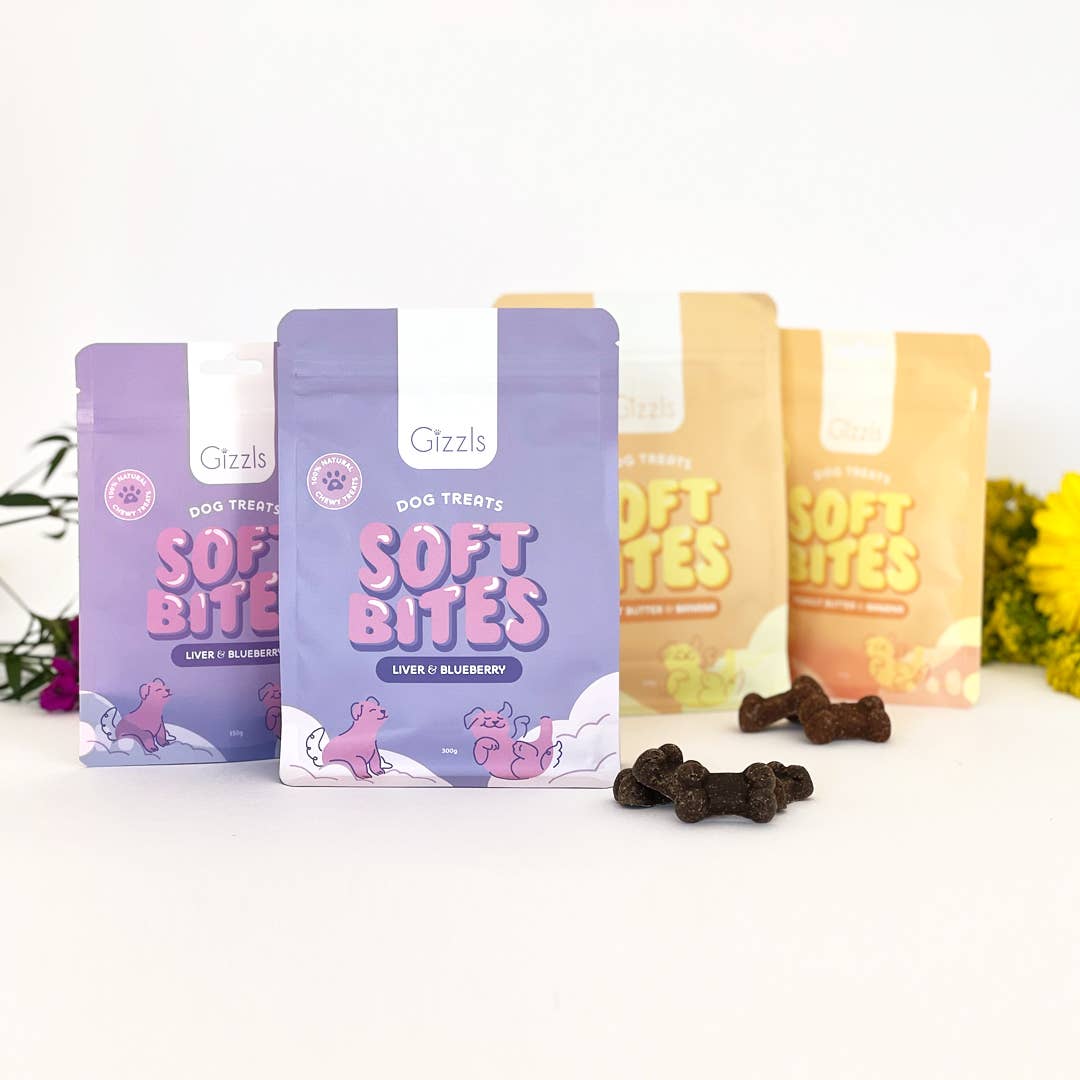 Gizzls - Wholesale Pet Treats - Dog - Gizzls Soft Bites "The Purple One" Dog Treats (300g)4