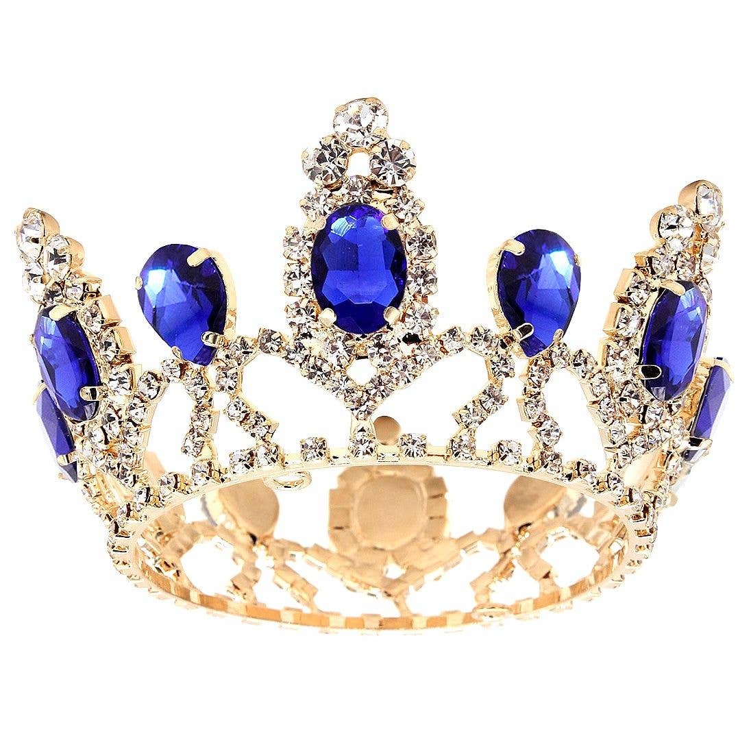 Diacly - Wholesale Tiara - Women's - Rhinestone Small Tiny Mini Crown 6 Different Color12
