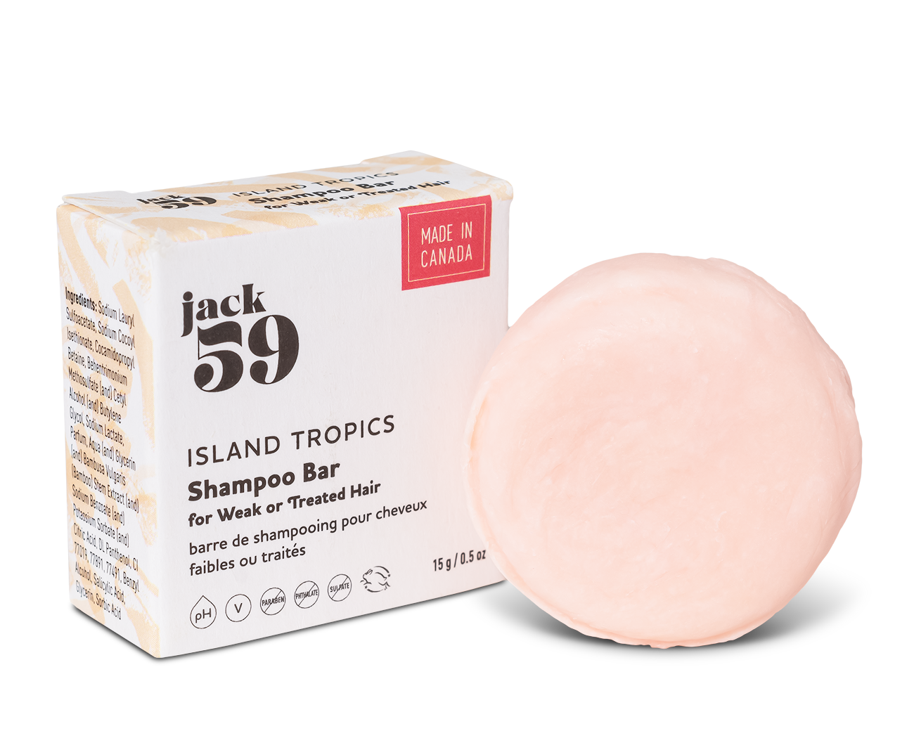 Jack59 Inc. - Venta al por mayor Champús en pastillas/sólidos - Barras de Champú Travel Buddies - Jack594