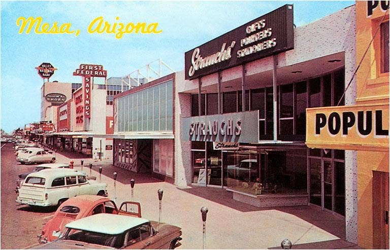 Found Image Press - Wholesale Stationery/Notecard Set - Greeting Card AZ-303 Downtown Mesa0