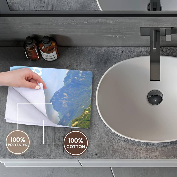 3dRose - Wholesale Bath Towel - 3dRose, Switzerland tourist travel souvenir - Swiss landscape photo of pretty lake town Weggis near Lucerne, Towel3