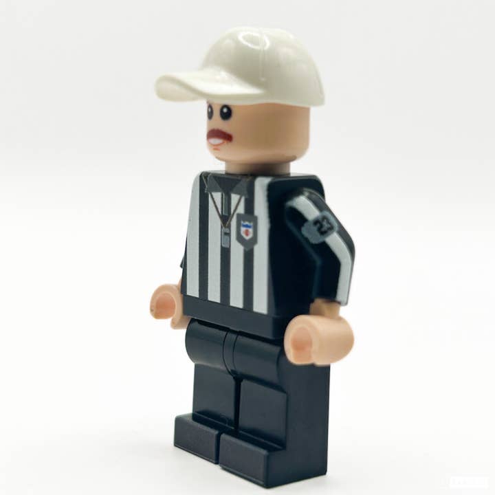Fotbollsdomare Anpassad minifigur tillverkad med LEGO-delar - B3 Customs för wholesale av B3 Customs