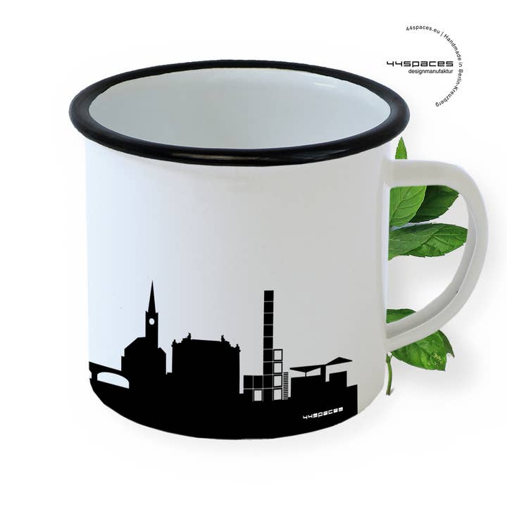 Zurich Enamel Mug 5 Colours for wholesale by 44spaces