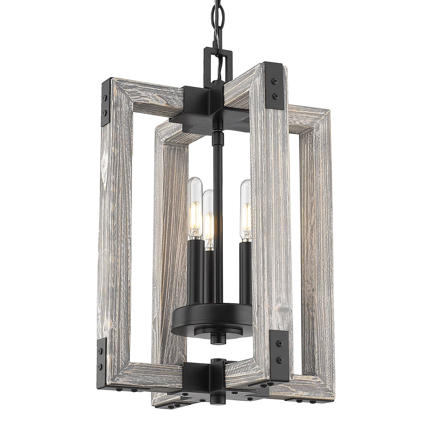 Golden Lighting - Wholesale Chandelier/Hanging Light - Lowell Pendant, Matte Black- Ceiling Light1