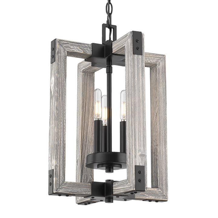 Golden Lighting - Wholesale Chandelier/Hanging Light - Lowell Pendant, Matte Black- Ceiling Light1
