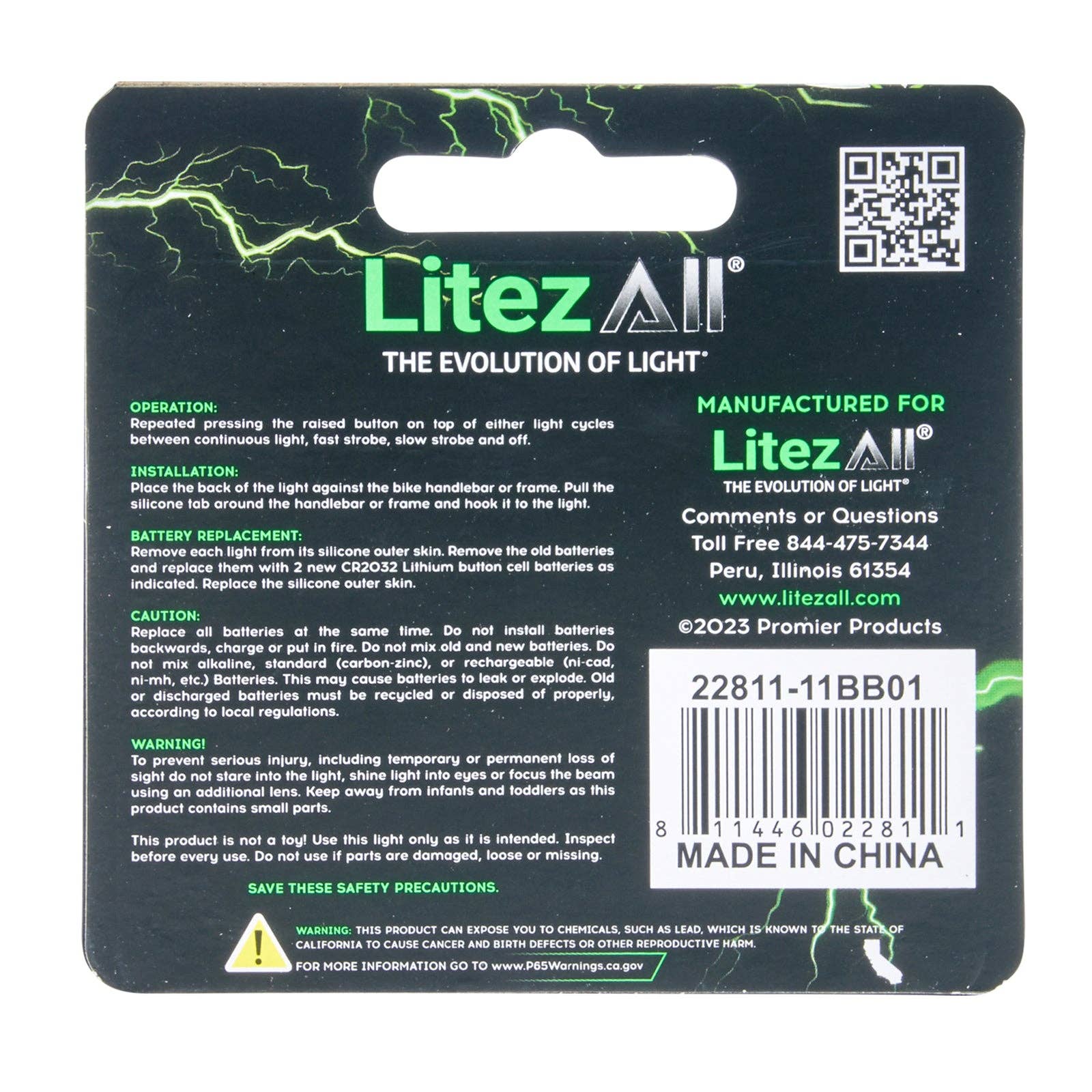 LitezAll - Wholesale Biking Accessories - LitezAll LED Bike Safety Lights Headlight and Tail Light28