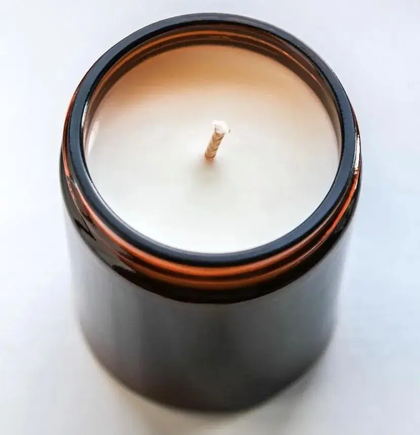 Candle Drop – wholesale Jar/filled candle – Label Style 1 | Wholesale White Label Soy Candle | Amber Jar26
