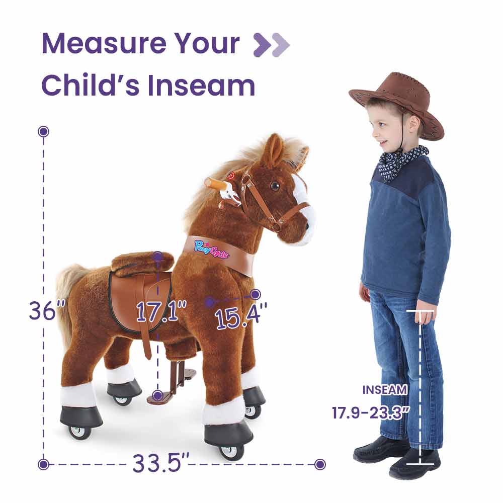 PonyCycle - Wholesale Bike/Scooter - Kids - PonyCycle Ride-On Horse | Plush Animal Riding Pony Kids Toy20