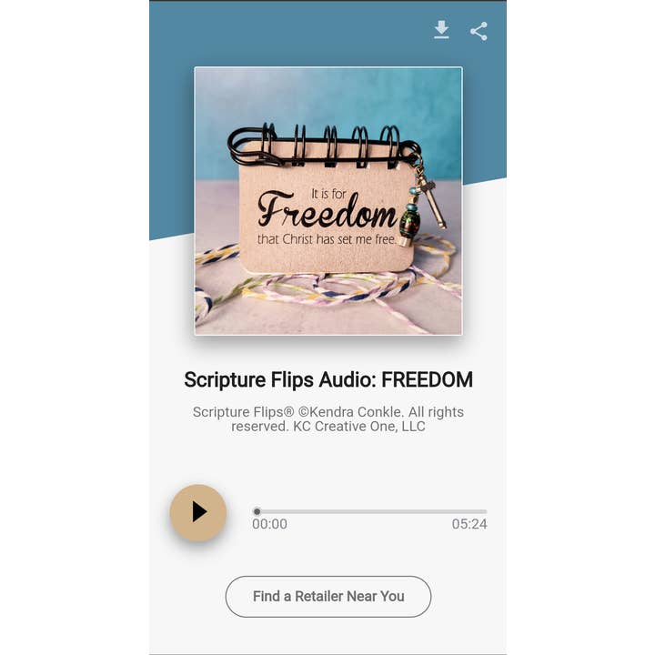 Scripture Flips - Wholesale Religion - Freedom Scripture Flip3