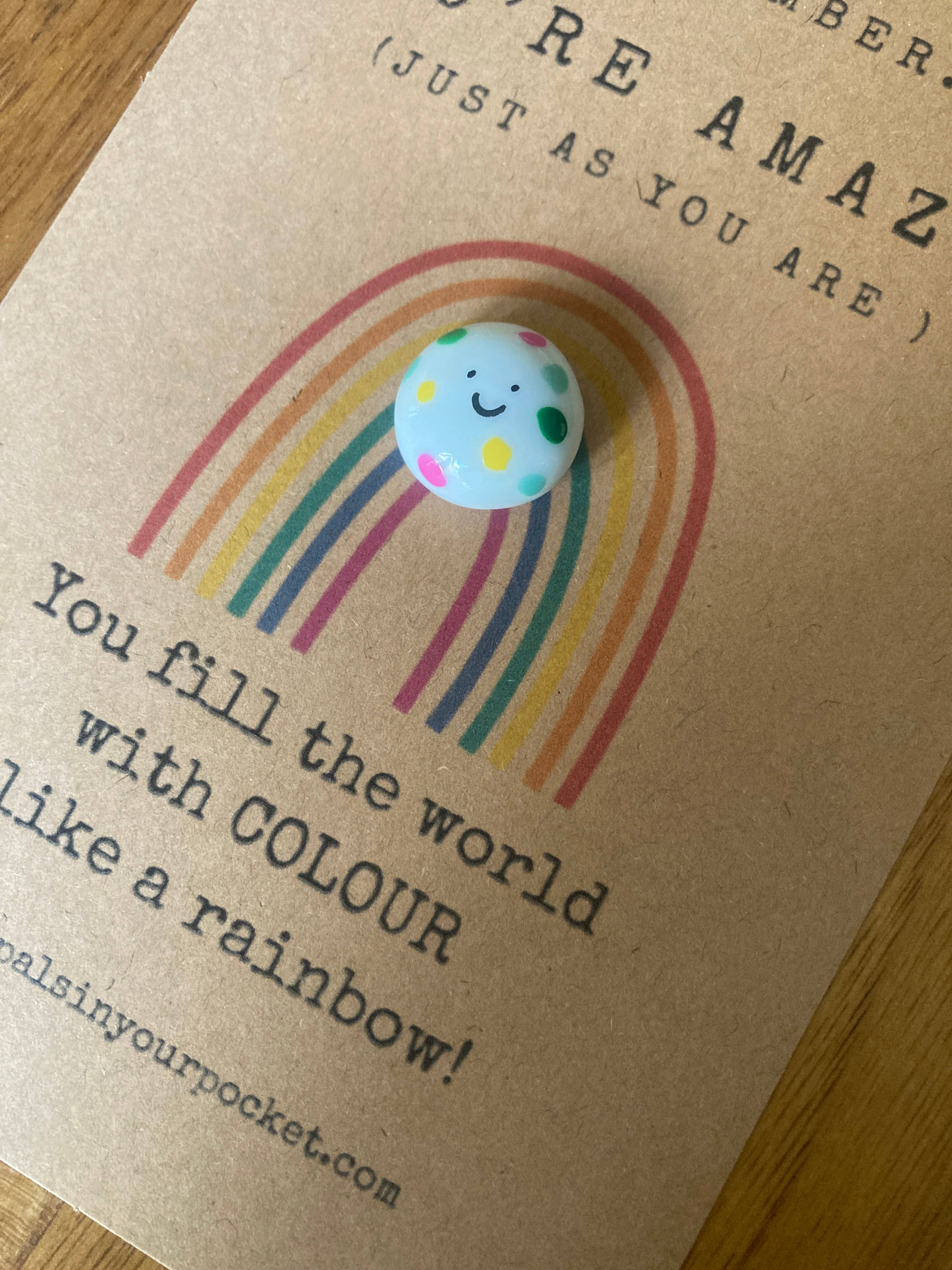 Pals in your Pocket – Moeda colecionável por atacado – Pedra Conforto Arco-Íris para Estresse e Ansiedade2