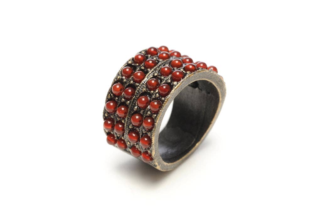 Rebel Designs Accessories – wholesale Multi-stone ring – 4 Row  Band Ring2