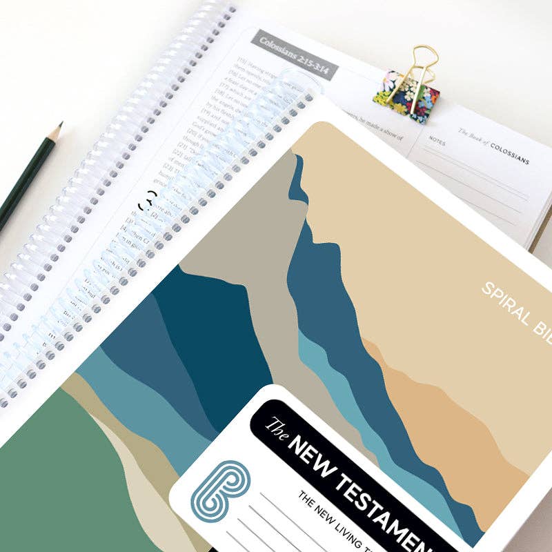 Spiral Bible - Wholesale Religion - Spiral Bible™ - NLT - New Testament - Mountains1