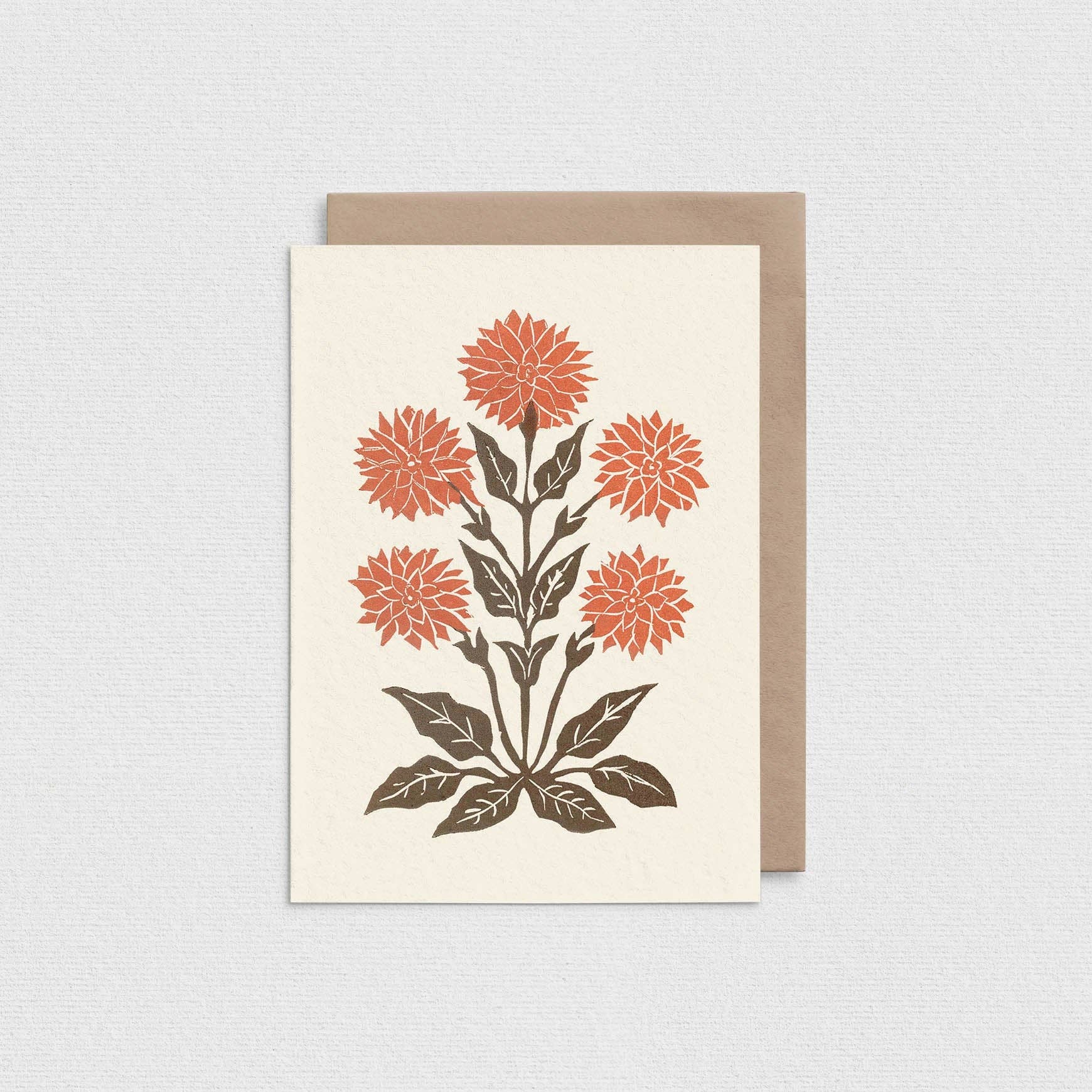 The Hatched Line – wholesale Everyday greeting card – Dahlia Greeting Card L105-B2B0