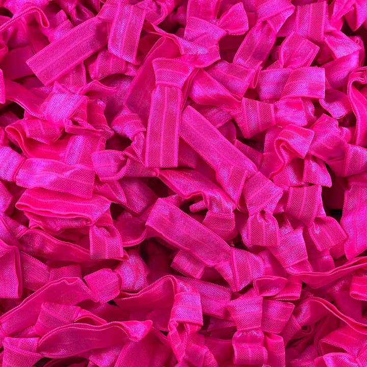 2 Sisters Little Shop - Wholesale Hair Tie - Neon Pink Hair Tie