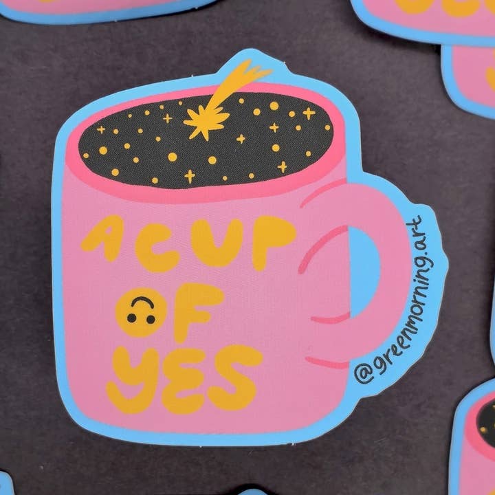 Une tasse de oui pour la vente par Green Morning