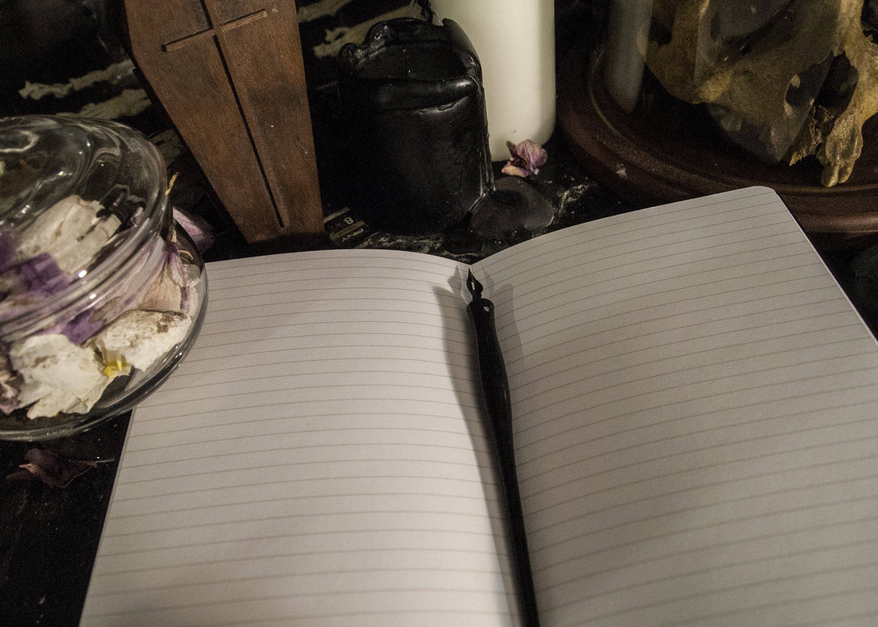 Meagan Meli Illustration - Wholesale Notebook - Gravestone Sketchbook3