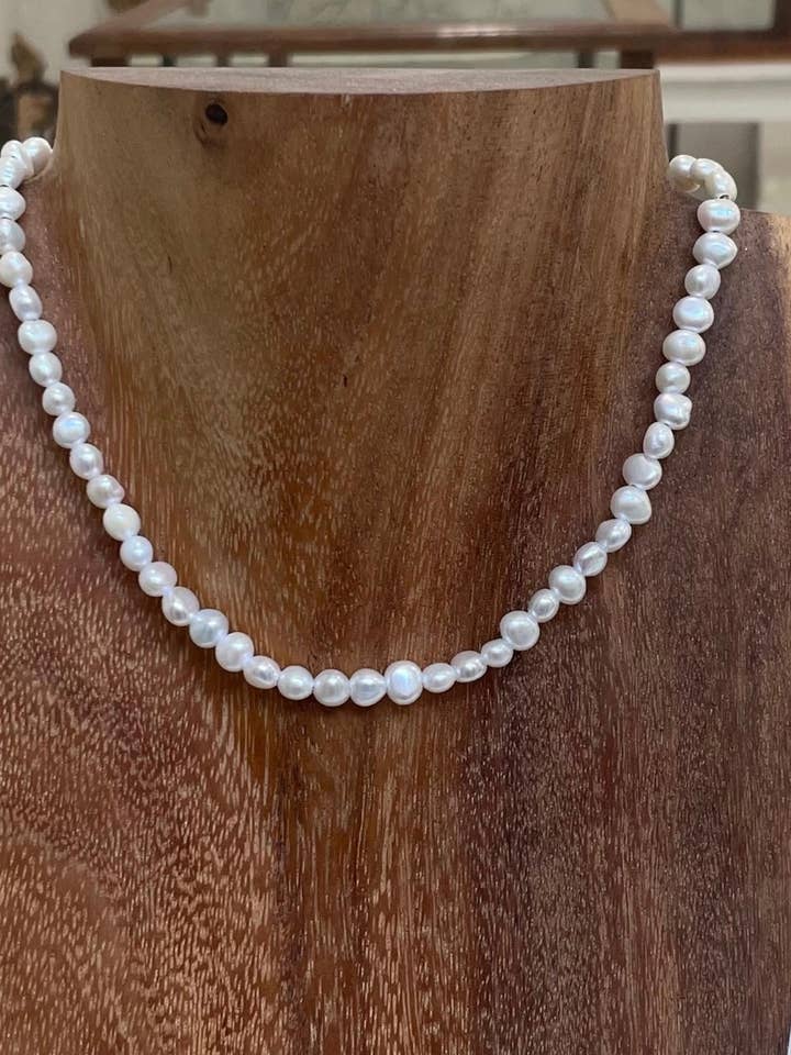 Versatile Freshwater Pearl Necklace on Mermaid Rope for wholesale by Lily Chartier / Mermaid Rope