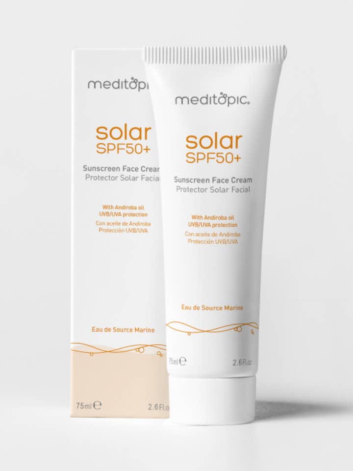 SOLAR SPF50+ / Sunscreen Face Cream 75ml for wholesale by MEDITOPIC
