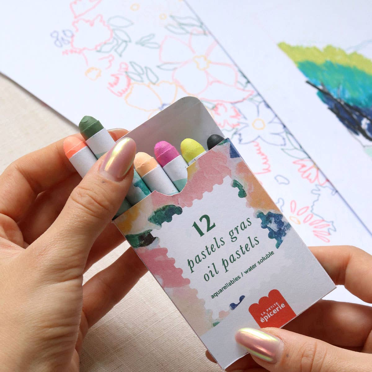 La Petite Épicerie - Wholesale DIY Craft Kit - DIY Home Deco - My Starter Kit for Oil Pastels2