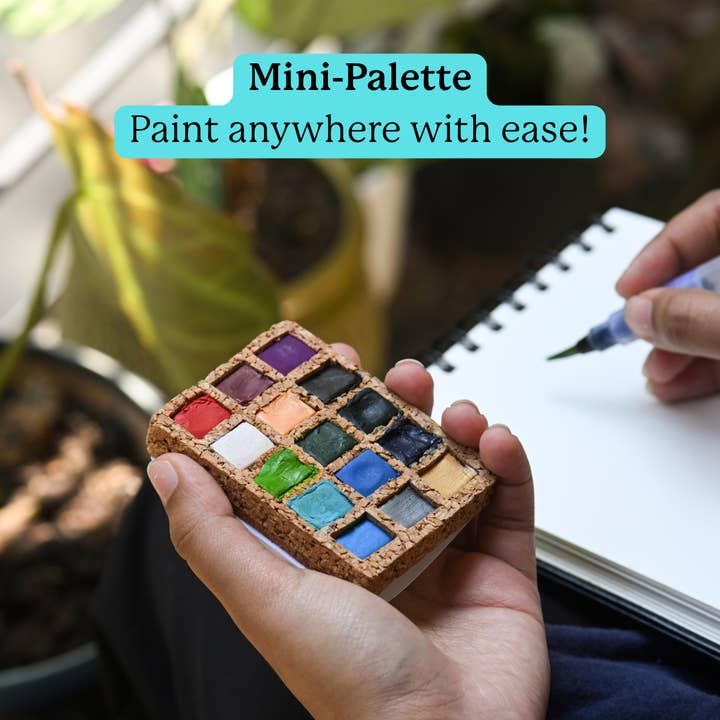 Viviva Colors – wholesale Paint set – Viviva Winter Pans - Mini Palette | 15 colors| NEW LAUNCH2