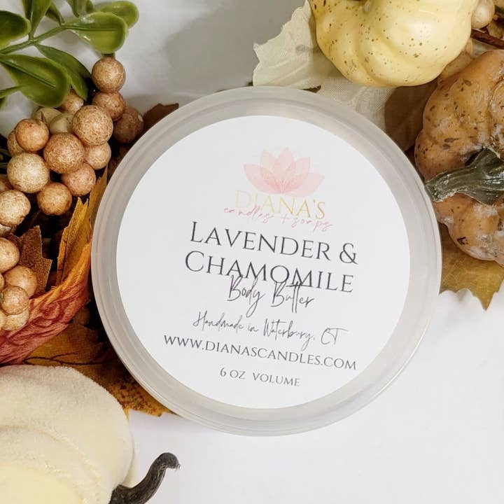 Lavender & Chamomile Body Butter for wholesale by Diana's Candles and Soaps LLC