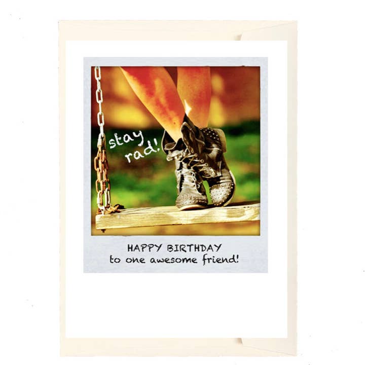 Happy Birthday Stay Rad! for wholesale by Paperlove Boutique