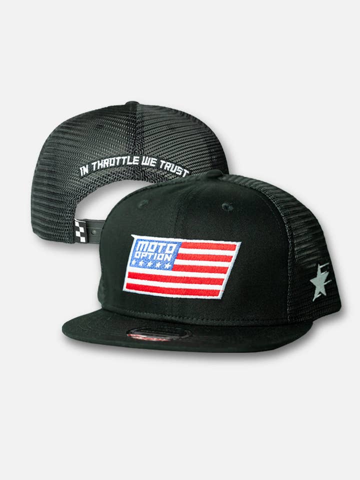 Patriot Hut - Schwarz für den Großhandel von MotoOption