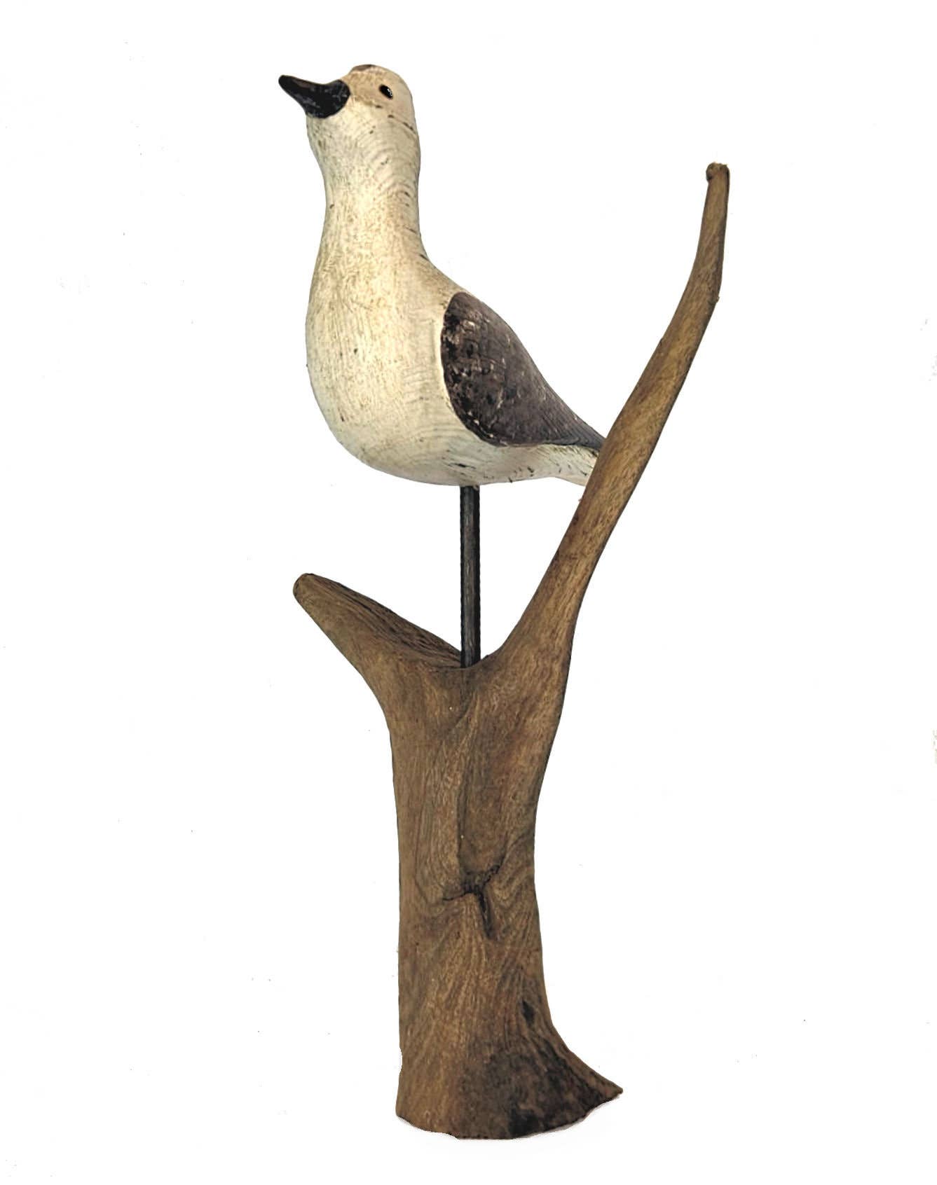 Three Points Design - Wholesale Decorative Figurine - Sanderling Shorebird Decoy - High Head2
