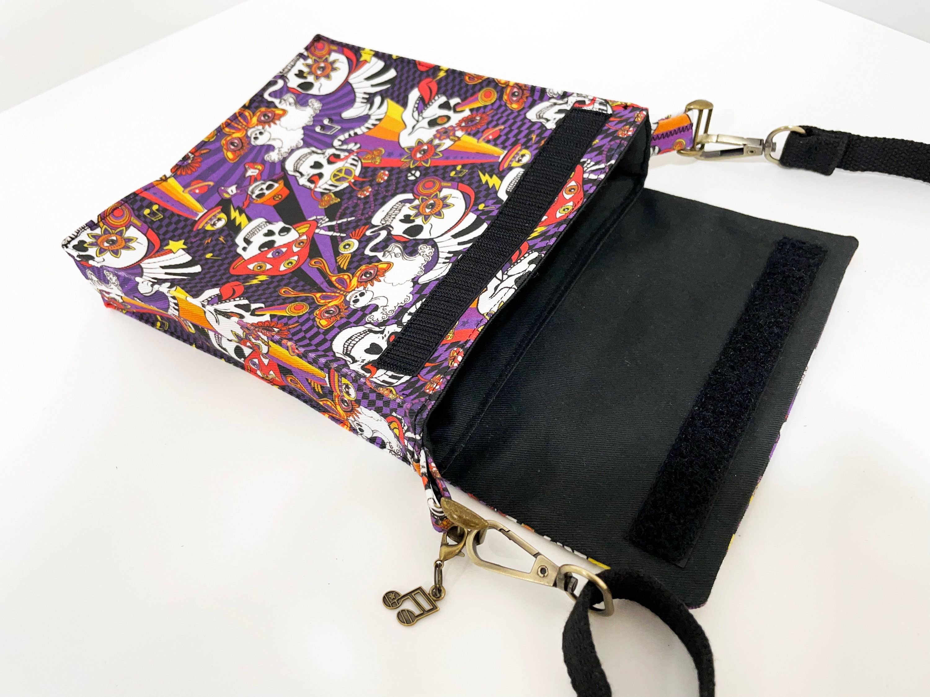 Stan and Gwyn - Vente Sac à bandoulière – femme - Sac Skulls avec motif tête de mort reconnaissante9