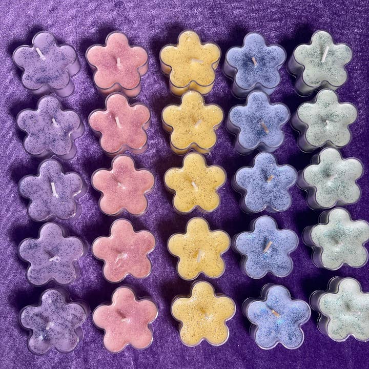 Vela de Flor Mágica com Brilho Biodegradável por atacado de Mystic Showers