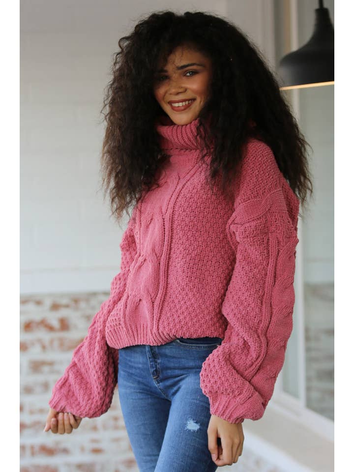 ANGIE - Wholesale Knit Sweater - Women's - XHE89-ASIS4