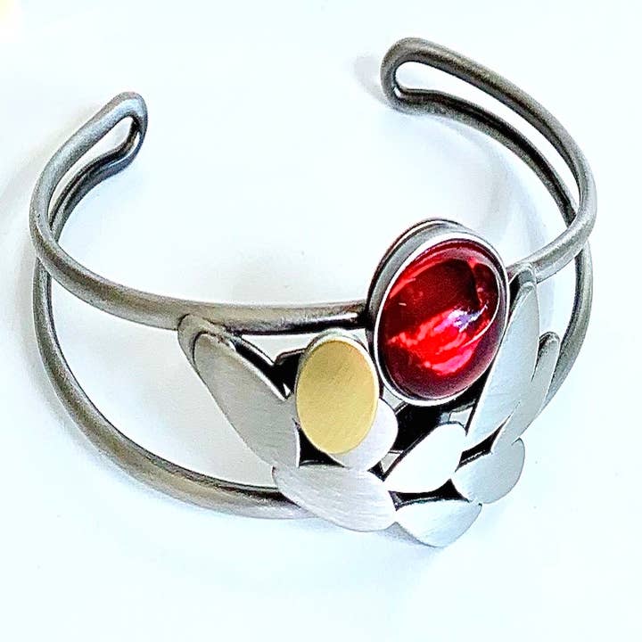 Christophe Poly / Crono Design - Vente Bracelet manchette - BRACELETS (B) - Manchette en fil en tailles 1 et 2, toutes deux ajustables2